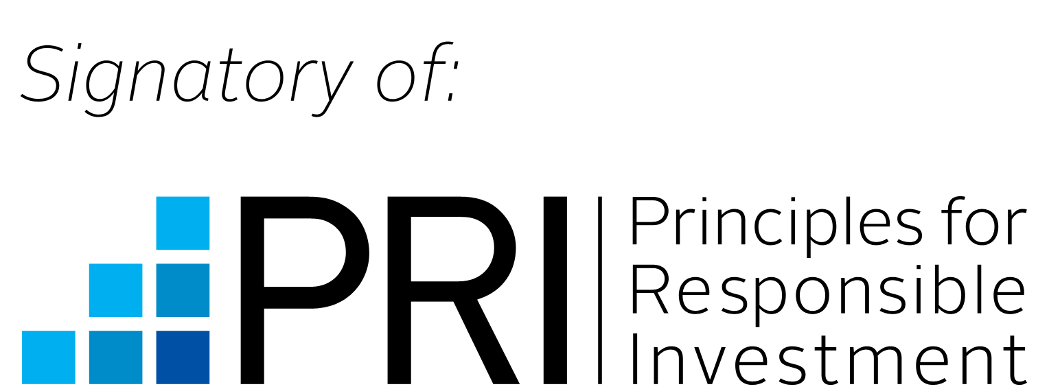 Signatory of PRI(Principles for Responsible Investment)